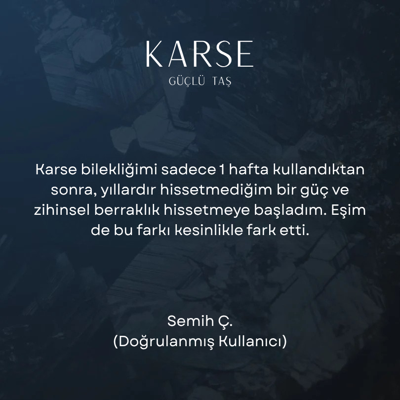 Karsé Hematit Bileklik